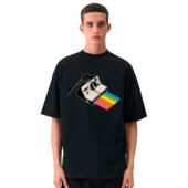 The Dark Side Of Nostalgia Front Shirt Man Black - OtherBrick