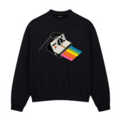 The Dark Side Of Nostalgia Front Sweatshirt Black - OtherBrick