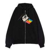 The Dark Side Of Nostalgia Front Ziphoodie Black - OtherBrick