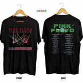 Vintage Pink Floyd World Tour 1987 America Double Sided Black - OtherBrick