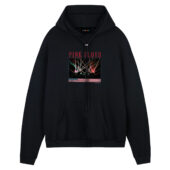 Vintage Pink Floyd World Tour 1987 America Front Hoodie Black - OtherBrick