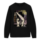 Vintage The Division Bell Pulse And Pink Floyd The Wall Front Longsleeve Black - OtherBrick