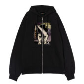 Vintage The Division Bell Pulse And Pink Floyd The Wall Front Ziphoodie Black - OtherBrick
