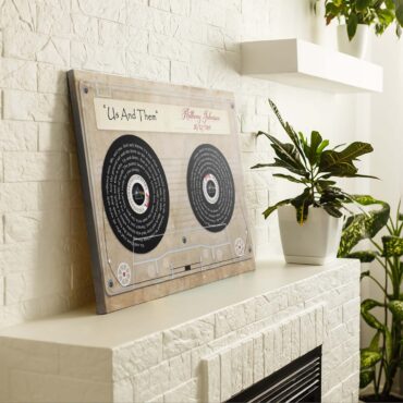 Personalized Pink Floyd Song Lyrics And Name Cassette Tape Canvas
