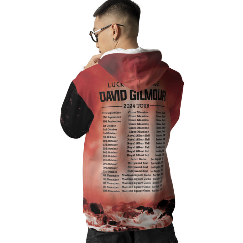 David Gilmour Luck And Strange 2024 Tour Dates Red Shirt David Gilmour Luck And Strange 2024 Tour Dates Red Shirt