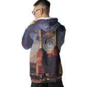 Hoodie Back Pink Floyd Animals Pig Fly Hoodie - OtherBrick