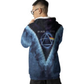 Hoodie Back Pink Floyd Dark Side Of The Moon Tie Die Hoodie - OtherBrick