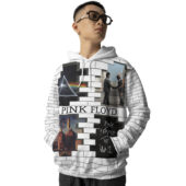 Hoodie Front Pink Floyd The Wall Dark Side Of The Moon Wywh And Animals Hoodie - OtherBrick