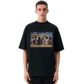Mockup Tshirt Black Man Front Back Art Catalogue Body Painting Pink Floyd Tshirt Hoodie Sweatshirt - OtherBrick