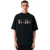 Mockup Tshirt Black Man Front Curvy Pink Floyd Back Catalogue - OtherBrick