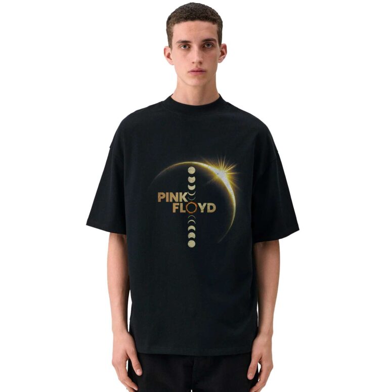 Dark Side of the Moon Pink Floyd The Solar Eclipse Lyric Shirt