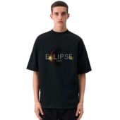 Mockup Tshirt Black Man Front Eclipse Pink Floyd Dark Side Of The Moon 2024 - OtherBrick