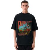 Mockup Tshirt Black Man Front Hughes Stadium Sacramento Concert - OtherBrick