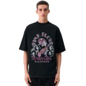 Mockup Tshirt Black Man Front Pink Floyd Animals Us 1977 Tour Pig Vintage - OtherBrick