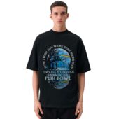 Mockup Tshirt Black Man Front Pink Floyd Lake Reflection How I Wish You Were Here - OtherBrick