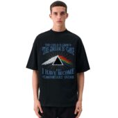Mockup Tshirt Black Man Front Pink Floyd The Child Is Grown The Dream Is Gone - OtherBrick