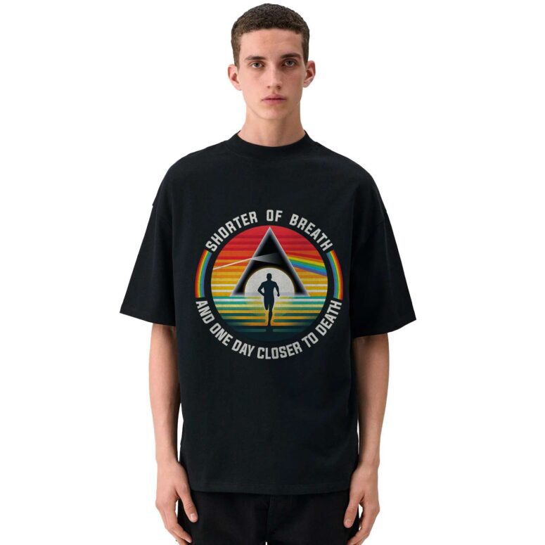 Shorter Of Breath And One Day Closer To Death DSOTM Pink Floyd Shirt Shorter Of Breath And One Day Closer To Death DSOTM Pink Floyd Shirt