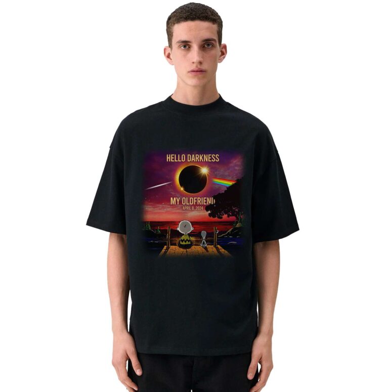 Snoopy Solar Eclipse Hello Darkness My Old Friend April 8 2024 Shirt Snoopy Solar Eclipse Hello Darkness My Old Friend April 8 2024 Shirt