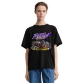 Mockup Tshirt Black Woman Front Live At Pompeii 1971 Vintage Tshirt Hoodie Sweatshirt - OtherBrick