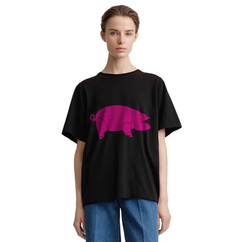 Pig As Worn By David Gilmour Animals Album 1977 Pink Floyd Shirt Pig As Worn By David Gilmour Animals Album 1977 Pink Floyd Shirt