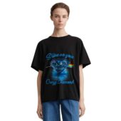 Mockup Tshirt Black Woman Front Shine On You Crazy Diamond Pink Floyd - OtherBrick