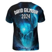 Shirt Back David Gilmour 2024 Galaxy Blue Hoodie - OtherBrick
