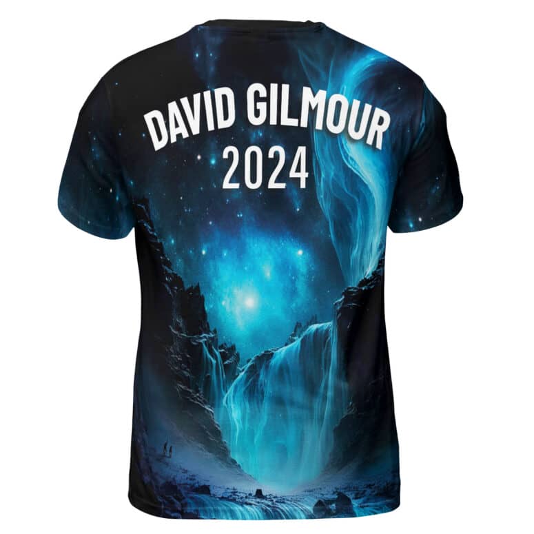 David Gilmour 2024 Galaxy Blue Shirt