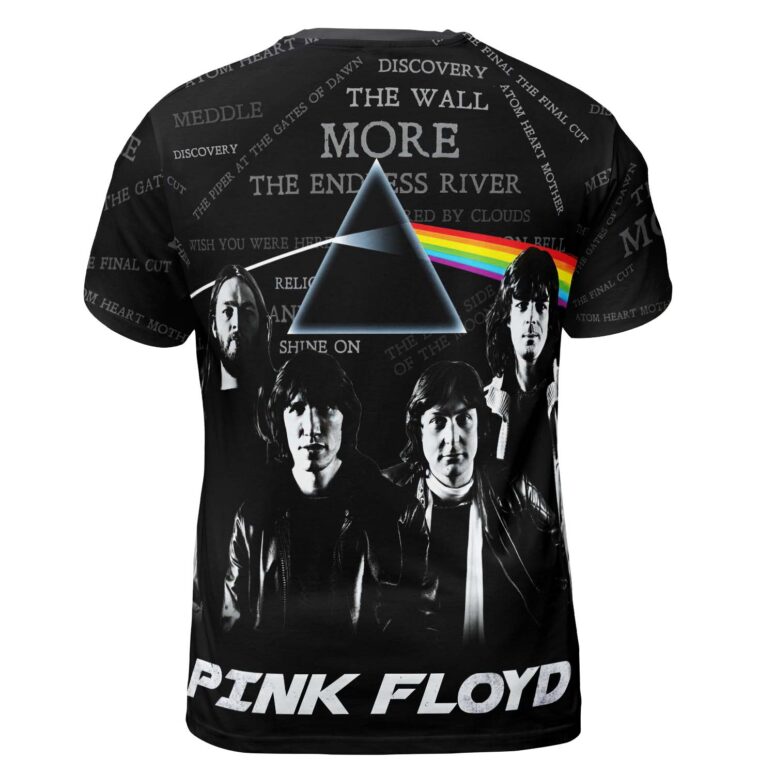 Pink Floyd Band Dark Side Of The Moon Names Of Albums Shirt