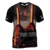 Shirt Front Animals Albums Pink Floyd Brown Hoodie - OtherBrick