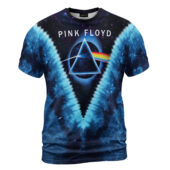Shirt Front Pink Floyd Dark Side Of The Moon Tie Die Hoodie - OtherBrick