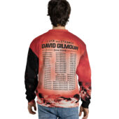 Sweater Back David Gilmour Luck And Strange 2024 Tour Dates Red Hoodie - OtherBrick