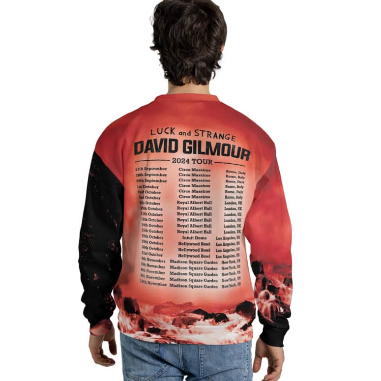 David Gilmour Luck And Strange 2024 Tour Dates Red Shirt David Gilmour Luck And Strange 2024 Tour Dates Red Shirt