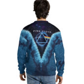 Sweater Back Pink Floyd Dark Side Of The Moon Tie Die Hoodie - OtherBrick