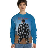 Sweater Front Pink Floyd Delicate Sound Of Thunder Blue Hoodie - OtherBrick