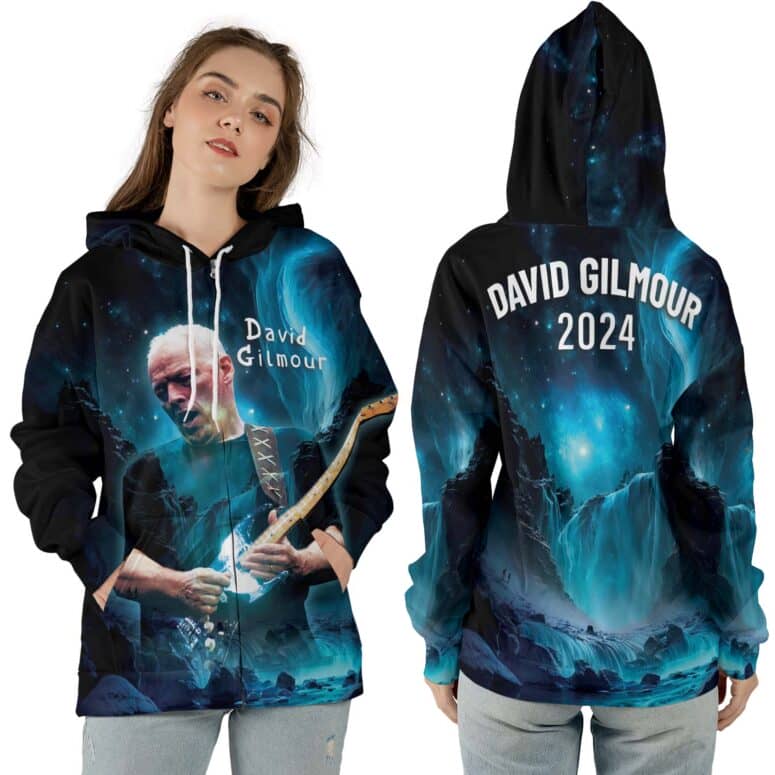 David Gilmour 2024 Galaxy Blue Shirt