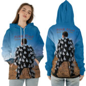 Ziphoodie Pink Floyd Delicate Sound Of Thunder Blue Hoodie - OtherBrick