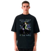 Another Brick In The Wall Dsotm Joker Front Shirt Man Black - OtherBrick