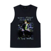 Another Brick In The Wall Dsotm Joker Front Tank Black - OtherBrick