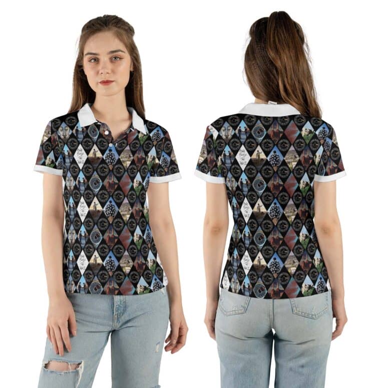 Dark Side Of The Moon Logo x All Albums Pink Floyd Polo Shirt