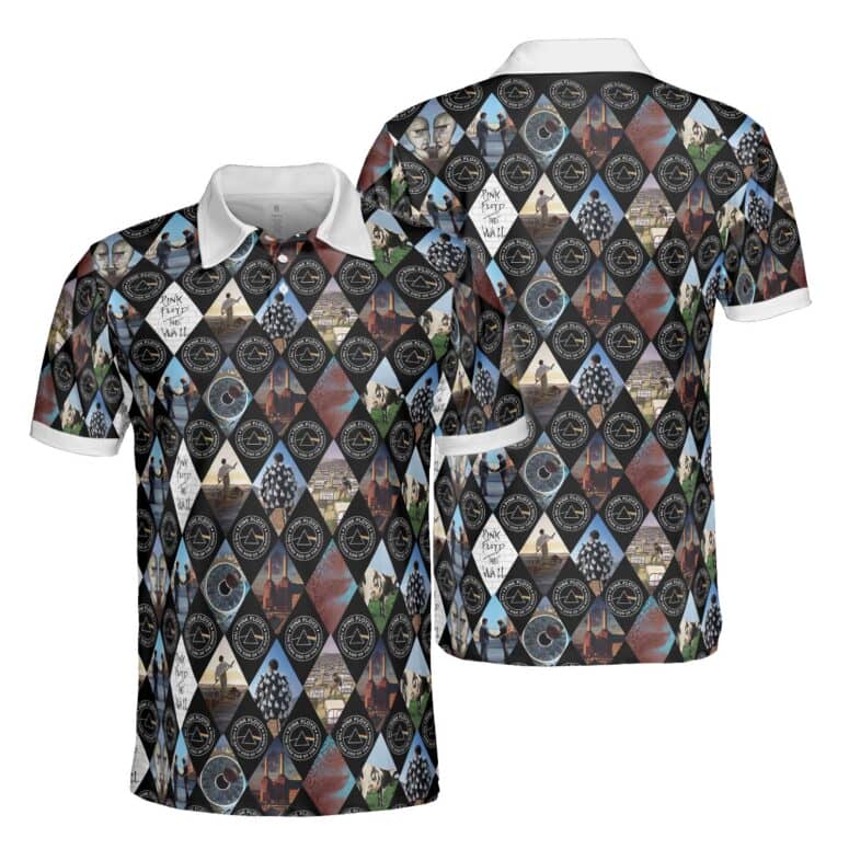 Dark Side Of The Moon Logo x All Albums Pink Floyd Polo Shirt
