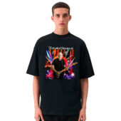 David Gilmour Luck And Strange Tour 2024 Pink Floyd Front Shirt Man Black - OtherBrick
