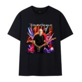 David Gilmour Luck And Strange Tour 2024 Pink Floyd Front Tshirt Black - OtherBrick