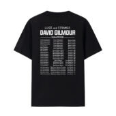 David Gilmour Luck And Strange Tour 2024 Pink Floydback Wtee Back - OtherBrick