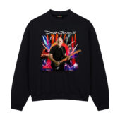 David Gilmour Luck And Strange Tour 2024 Pink Floydfront Sweatshirt Black - OtherBrick