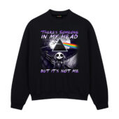 Jack Skellington Dsotm There's Someone In My Head Front Sweatshirt Black - OtherBrick