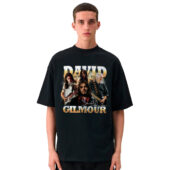 Limited David Gilmour Pink Floyd Member Vintage Front Shirt Man Black - OtherBrick