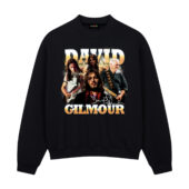 Limited David Gilmour Pink Floyd Member Vintage Front Sweatshirt Black - OtherBrick