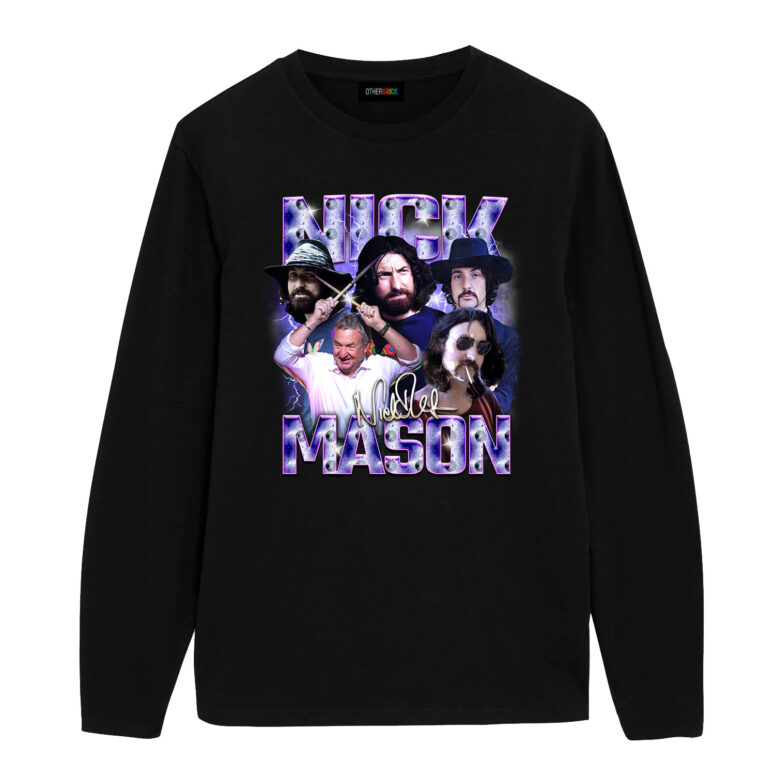 Nick Mason Pink Floyd Member Retro Bootleg Vintage Shirt