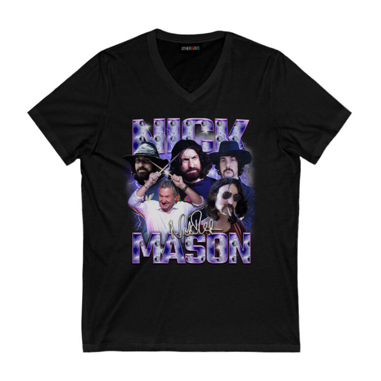Nick Mason Pink Floyd Member Retro Bootleg Vintage Shirt