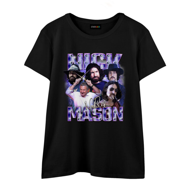 Nick Mason Pink Floyd Member Retro Bootleg Vintage Shirt